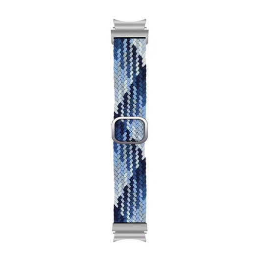For Samsung Galaxy Watch 7 / 6 / 5 / 4 Kalebol Eight Buckle Nylon Braided Watch Band(Blueberry) by Kalebol