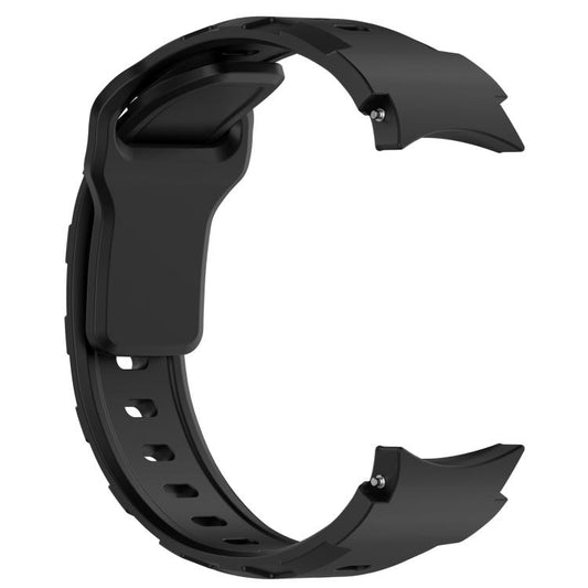 For Samsung Galaxy Watch 5 Pro / 6 / 7 Kalebol Armor Silicone Watch Band(Black) by Kalebol