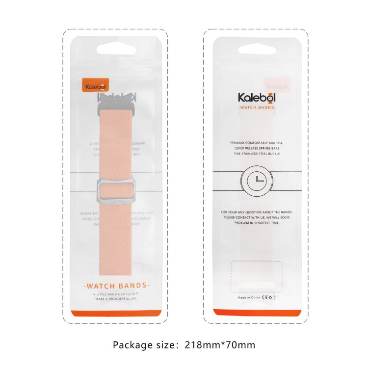 For Samsung Galaxy Watch Ultra 47mm / Ultra 2025 Kalebol Elastic Nylon Watch Band(Starlight) by Kalebol
