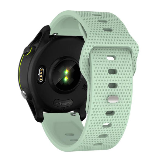 20mm Kalebol Dot Studded Buckle Silicone Watch Band(Teal) by Kalebol