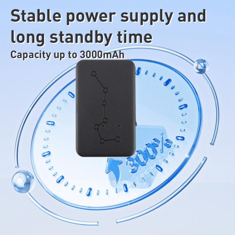 GT63B 3000mAh Car 4G GPS Locator Tracker(Black) by bashfashion