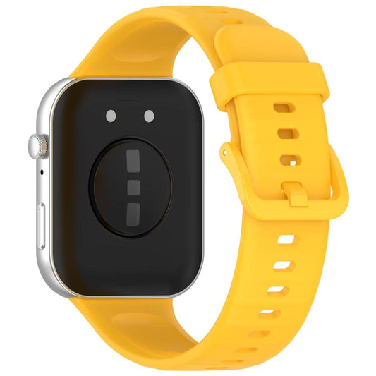 For Huawei Watch Fit3 Kalebol Colorful Buckle Silicone Strap(Yellow) by Kalebol