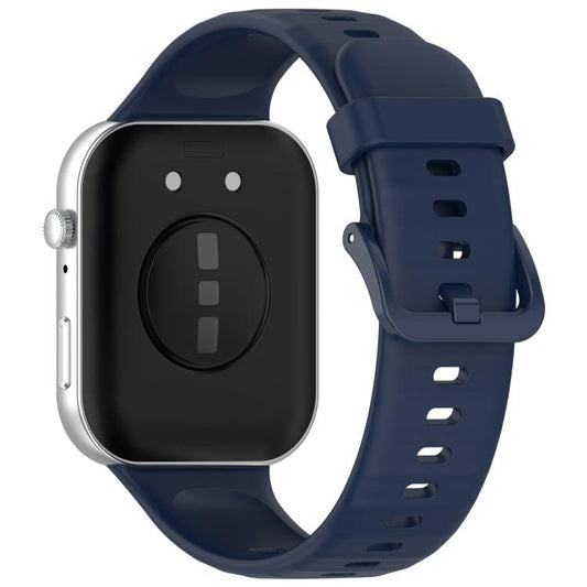 For Huawei Watch Fit3 Kalebol Colorful Buckle Silicone Strap(Midnight Blue) by Kalebol