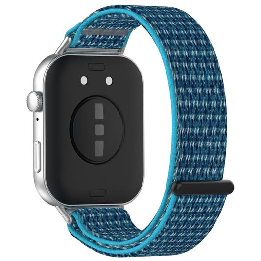 For Huawei Watch Fit3 Kalebol Hook and Loop Nylon Strap(Sea Blue) by Kalebol