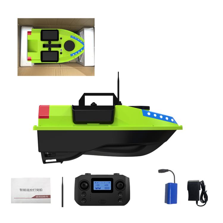 D20 Three Hoppers Smart Control Fishing Bait Boat Support GPS Built-in Light Strip, Plug:US Plug by bashfashion