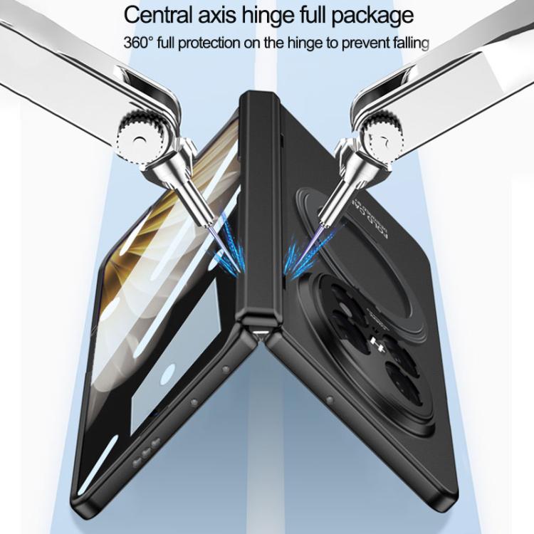 For OPPO Find N5 GKK Magnetic Hinge Rotation Holder Film Integrated MagSafe Phone Case(Black) by GKK