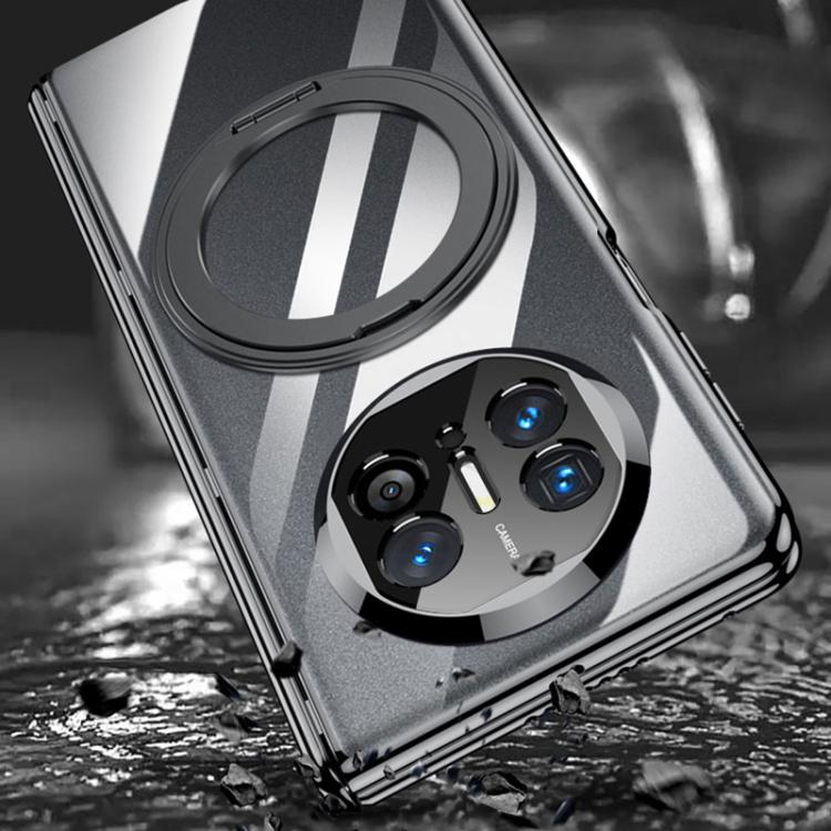 For Huawei Mate X6 GKK Phantom Magnetic Full Coverage TPU Phone Case with Rotating Stand(Transparent) by GKK