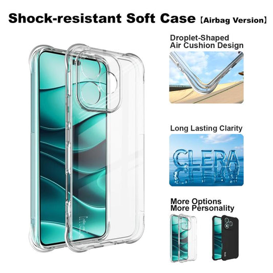 For Honor 400 Lite Global imak Shockproof Airbag TPU Phone Case(Transparent) by imak