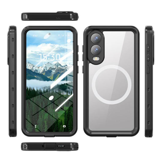 For Samsung Galaxy S25 Edge 5G RedPepper MagSafe IP68 Waterproof Phone Case(Black) by RedPepper