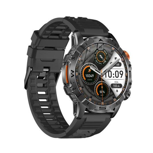 BH11 4G LTE Android 8.1 Smart Watch, 2GB+16GB, Unisoc 8541 Quad Core, Support Heart Rate / Blood Oxygen(Black Silicone) by bashfashion