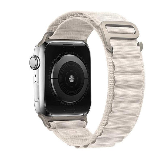 For Apple Watch 42mm / 41mm / 40mm / 38mm xDfind Aline Nylon Loop Watch Band(Starlight) by xDfind