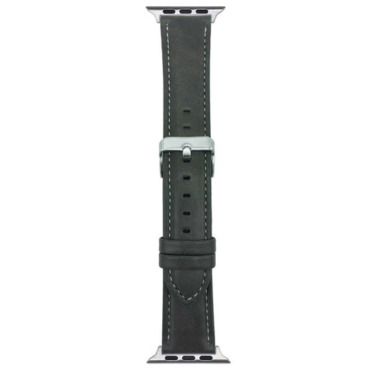For Apple Watch 42mm / 41mm / 40mm / 38mm xDfind Crazy Horse Texture Leather Watch Band(Green) by xDfind