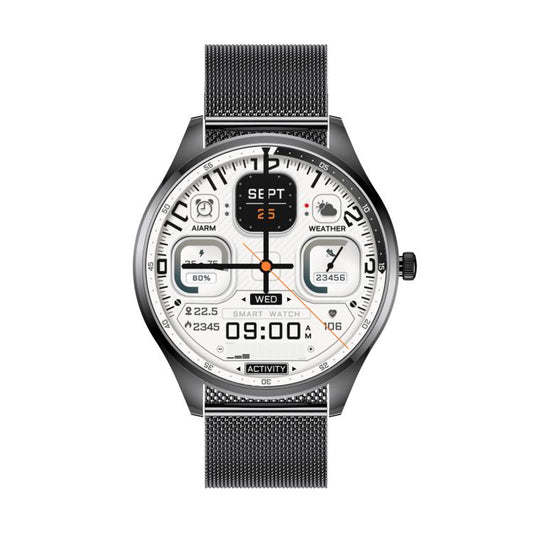 H77 1.43 inch AMOLED Screen Health & Fitness Smart Watch IP67 Waterproof Support BT Call(Grey) by bashfashion