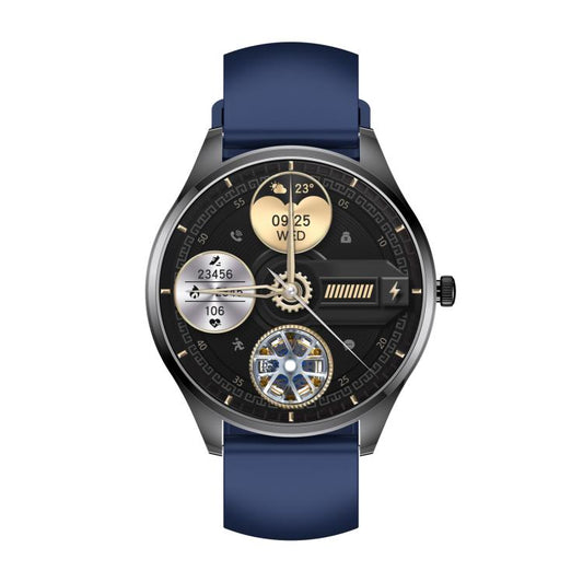 H77 1.43 inch AMOLED Screen Health & Fitness Smart Watch IP67 Waterproof Support BT Call(Blue) by bashfashion