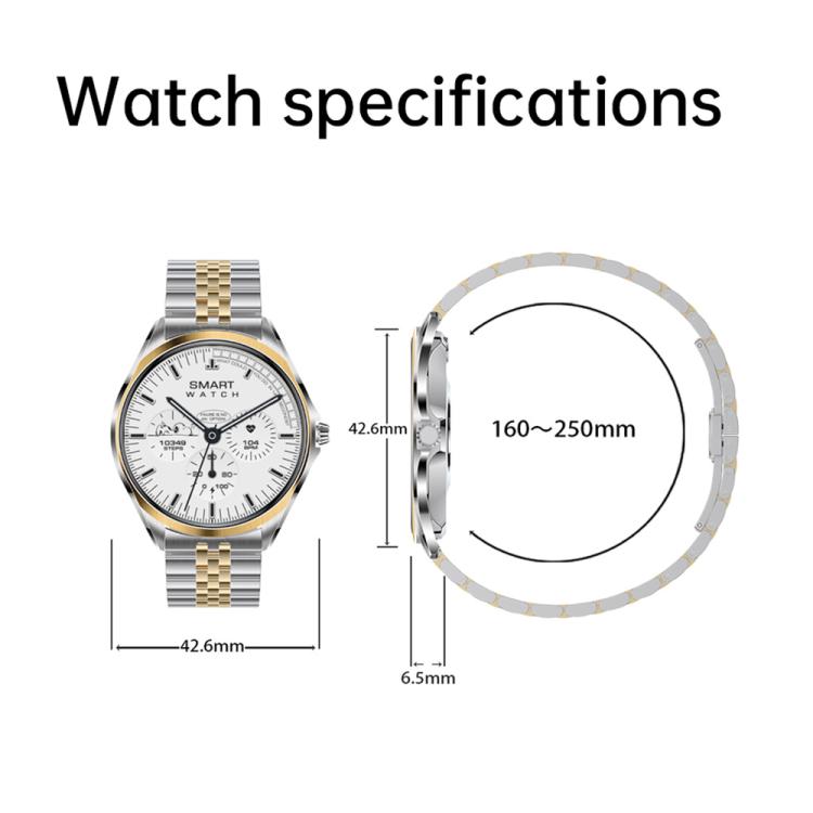 H78 1.43 inch AMOLED Screen Health & Fitness Smart Watch IP67 Waterproof Support BT Call(Silver Shell Green Leather) by bashfashion