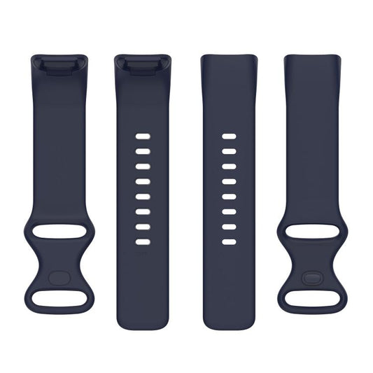 For Fitbit Charge 6 / 5 xDfind Silicone Watch Band, Size:S(Dark Blue) by xDfind
