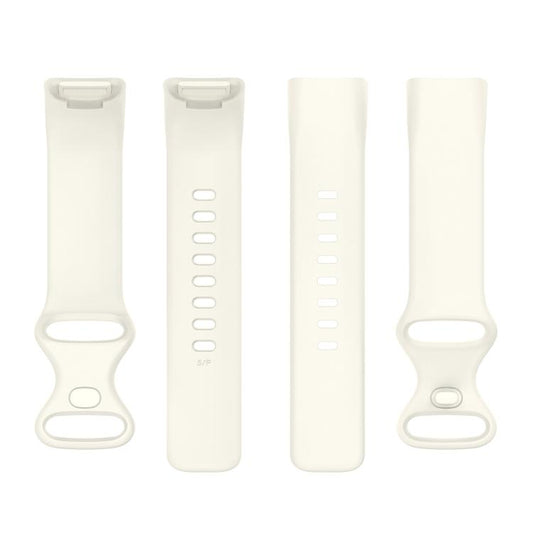 For Fitbit Charge 6 / 5 xDfind Silicone Watch Band, Size:L(Apricot) by xDfind