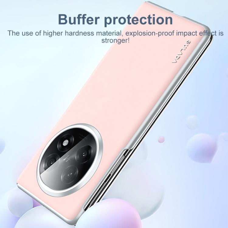 For OPPO Find N5 SULADA Skin Feel Liquid Leather Shockproof Phone Case(Black) by SULADA