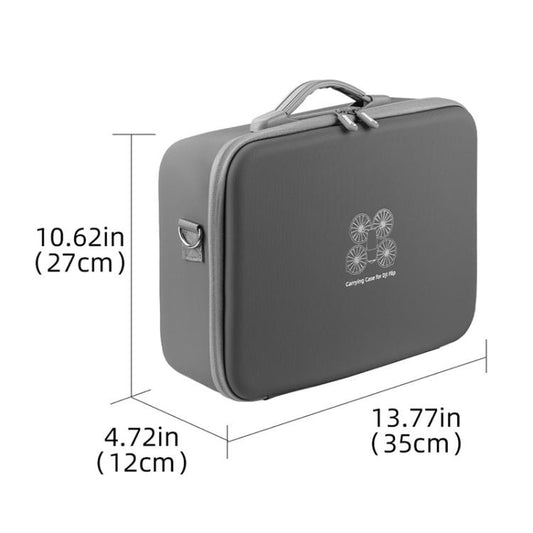 For DJI Flip BRDRC Drone Portable Case Single Shoulder Messenger Bag Handbag(Grey) by BRDRC