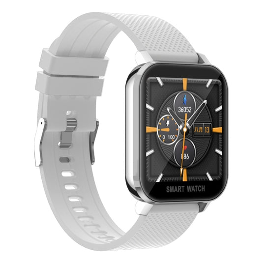 MT28 1.54 inch TFT Screen IP67 Waterproof Business Sport Silicone Strip Smart Watch, Support Sleep Monitor / Heart Rate Monitor / Blood Pressure Monitoring(White) by bashfashion