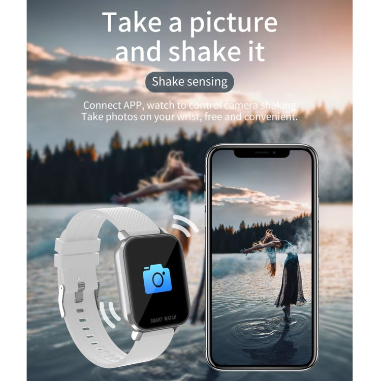 MT28 1.54 inch TFT Screen IP67 Waterproof Business Sport Silicone Strip Smart Watch, Support Sleep Monitor / Heart Rate Monitor / Blood Pressure Monitoring(Blue) by bashfashion