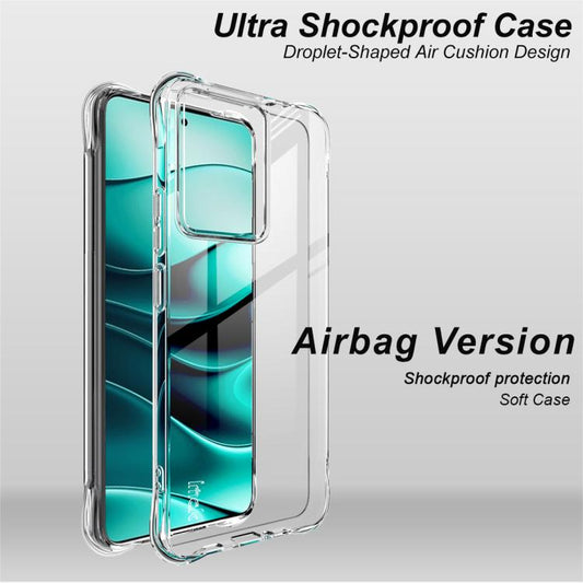 For Realme 14 5G Global imak Shockproof Airbag TPU Phone Case(Transparent) by imak