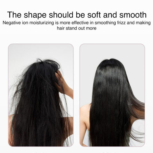 K-SKIN KD382B Negative Ion Hair Care Type-C Wireless Hair Straightening Comb(Grey) by K-SKIN