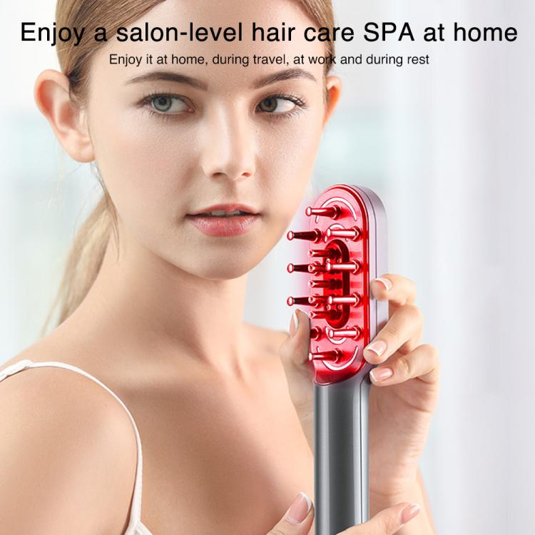 K-SKIN KD3806 EMS Micro-current IPL Hair Care Massage Comb(Grey) by K-SKIN