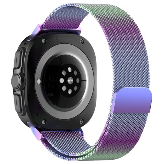 For Samsung Galaxy Watch Ultra 47mm / Ultra 2025 xDfind Milan Magnetic Stainless Steel Watch Band(Colorful) by xDfind