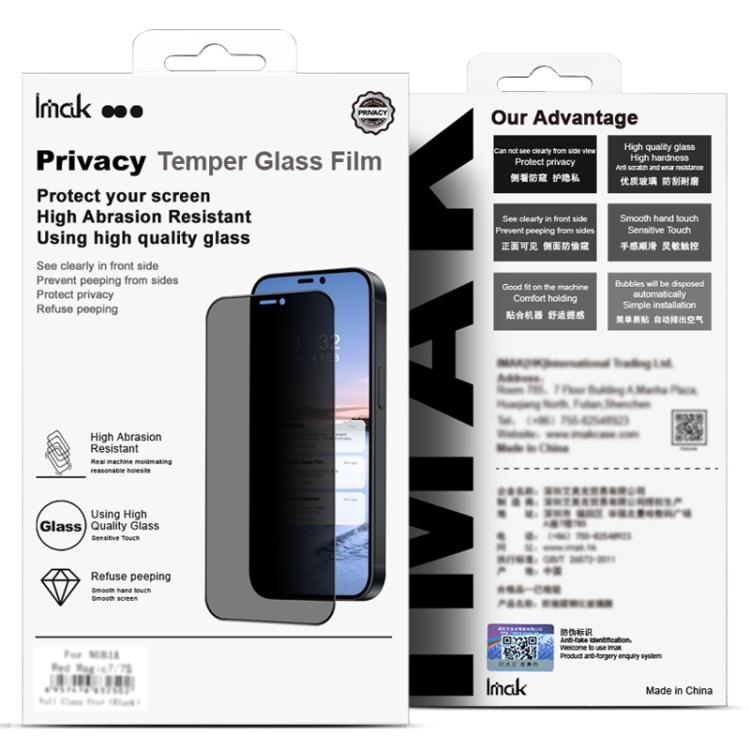 For Google Pixel 10 / 10 Pro imak Privacy Tempered Glass Film, Support Fingerprint Unlocking by imak