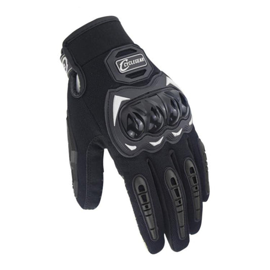 SOMAN CG666 Motorcycle Riding Anti-slip Full Finger Gloves, Size:XXL(Black) by SOMAN