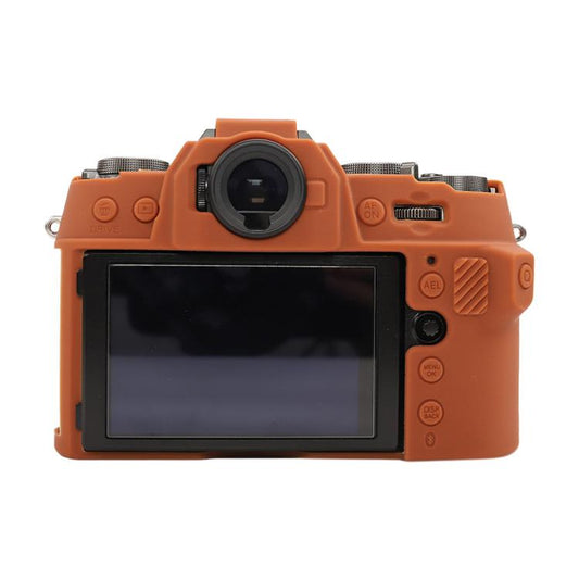 For FUJIFILM X-T50 Glossy Soft Silicone Protective Case(Orange) by bashfashion