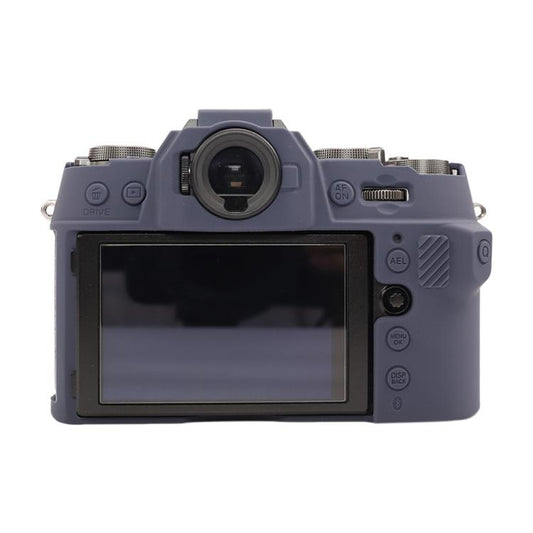 For FUJIFILM X-T50 Glossy Soft Silicone Protective Case(Blue) by bashfashion