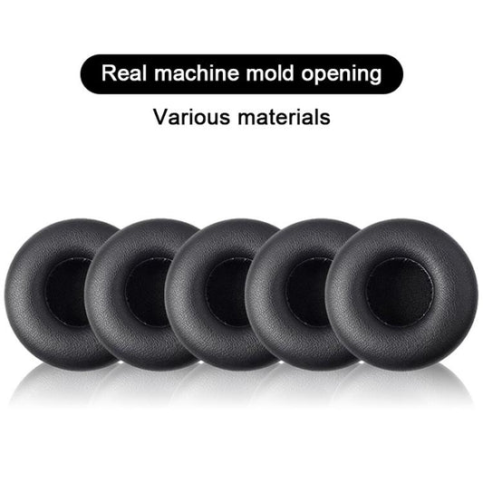 2pcs Protein Leather Replacement Earpads For AKG K402 / K414P / K416P(Black) by bashfashion