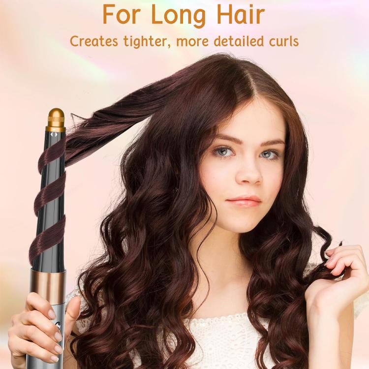 Long Conical Curling Iron Accessories For Dyson Airwrap HS01/ HS05 / HS08(Gold) by bashfashion