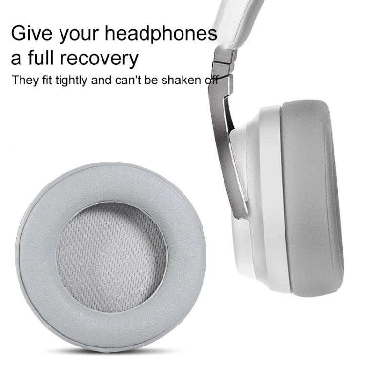 1 Pair Protein Leather Replacement Earpads For Corsair Virtuoso RGB WIRELESS XT(Black Mesh) by bashfashion