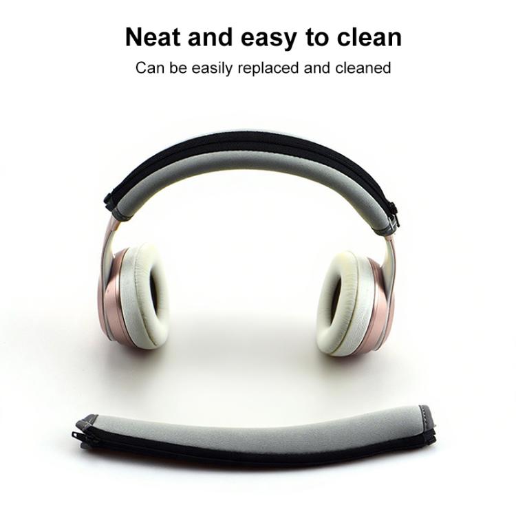 For Beats Solo3 / Solo2 Neoprene Zipper Headband Cushion Pad Replacement Parts(Black) by bashfashion