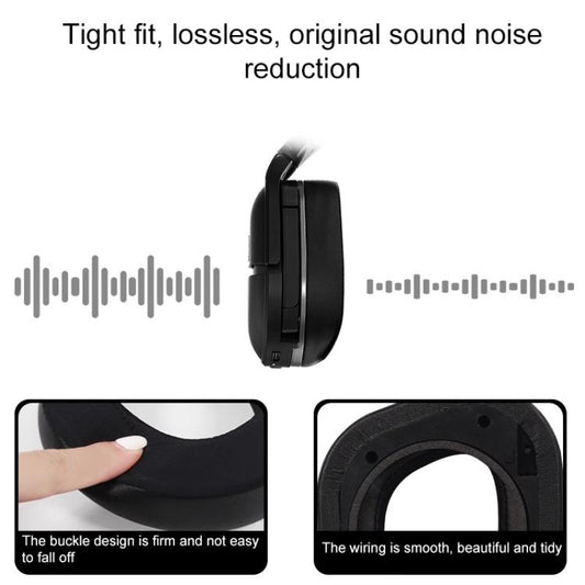 1 Pair Protein Leather Flannel Replacement Earpads For Turtle Beach Stealth 700 Gen 2(Black) by bashfashion