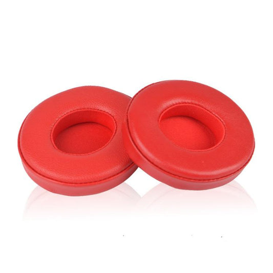 1 Pair Lambskin Replacement Earpads For Beats Solo3 / Solo2(Red) by bashfashion