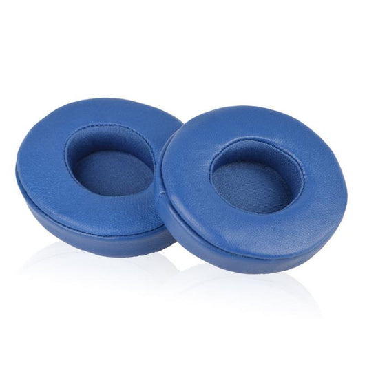 1 Pair Lambskin Replacement Earpads For Beats Solo3 / Solo2(Blue) by bashfashion
