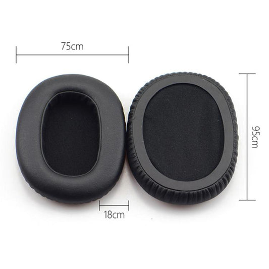 For DENON AH-MM400 2pcs Insert Lambskin Replacement Earpads(Brown) by bashfashion