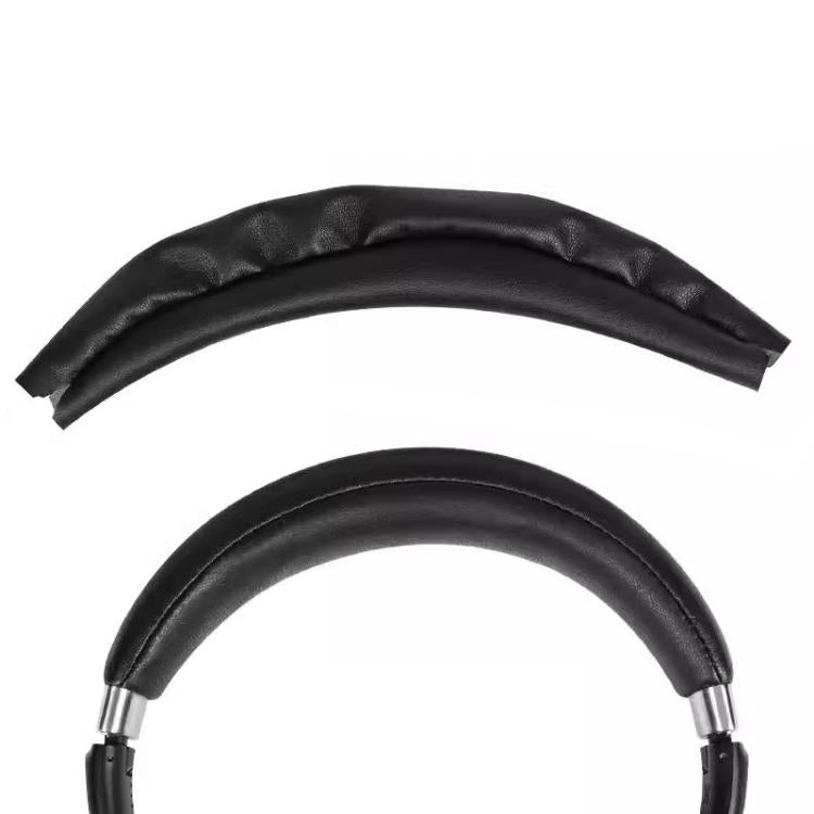 Headphone Head Beam Protective Cover For Sennheiser PXC550 / PXC480 / MB660(Protein Leather Black) by bashfashion