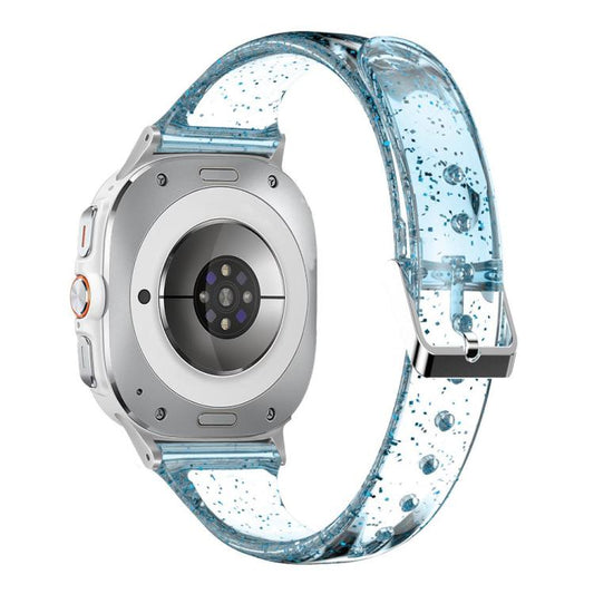 For Samsung Galaxy Watch Ultra 47mm / Ultra 2025 Glitter TPU Watch Band(Blue) by bashfashion