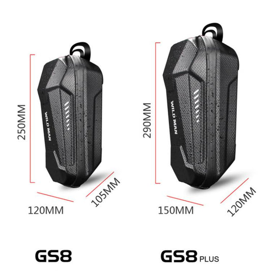 WILD MAN ES8 Electric Scooter EVA Hard Shell Handlebar Bag(Black) by WILD MAN