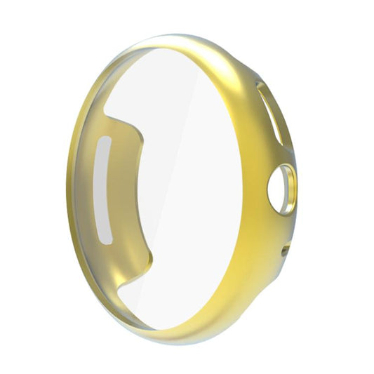 For Google Pixel Watch 3 45mm Integrated Full Coverage TPU Watch Protective Cover(Gold) by bashfashion