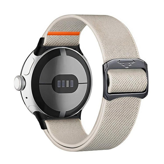 For Google Pixel Watch / Watch2 / Watch3 41mm xDfind Elastic Nylon Watch Band(Starlight) by xDfind