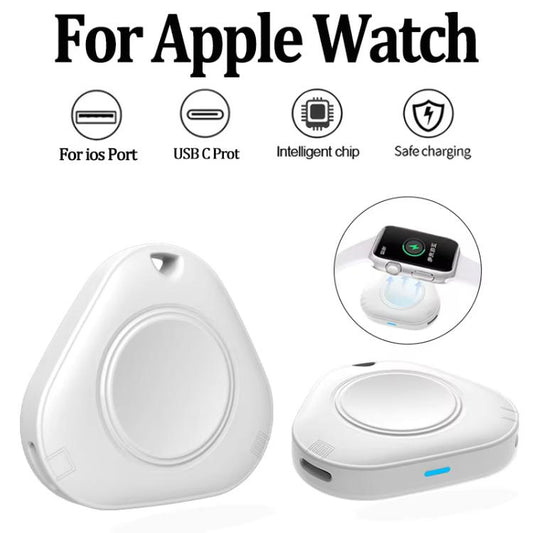 xDfind 8 Pin and Type-C Portable Smart Watch Magnetic Wireless Charger for Apple Watch(White) by xDfind