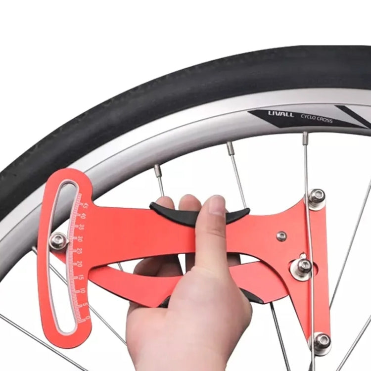Bicycle Spokes Tension Meter Tool Rim Adjustment Measurement Gauges (Red) by bashfashion
