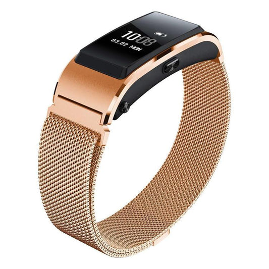 16mm For Huawei Band B6 / B7 xDfind Milanese Stainless Steel Watch Band(Rose Gold) by xDfind