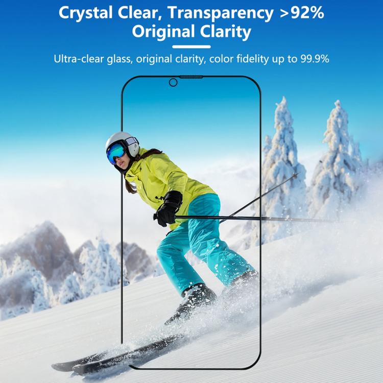 For iPhone Air JOYROOM Knight Series 2.5D Full Screen Colorless Anti-Blue Light Tempered Glass Film by JOYROOM